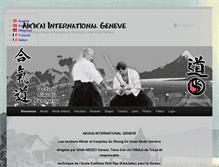 Tablet Screenshot of aikikai-international-geneve.ch